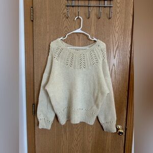 a sweater with a lovely design!